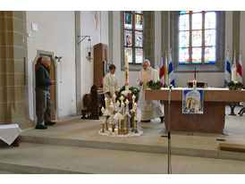 Dankgottesdienst der Kommunionkinder (Foto: Karl-Franz Thiede)